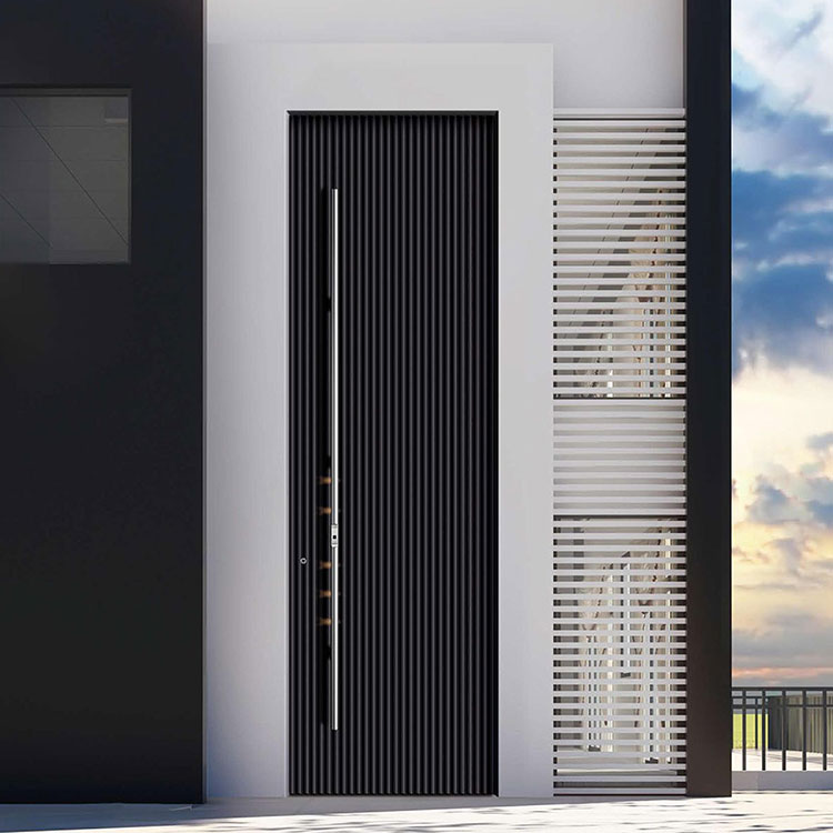 Сырткы Villa Gate Steel Slab Pivot Door